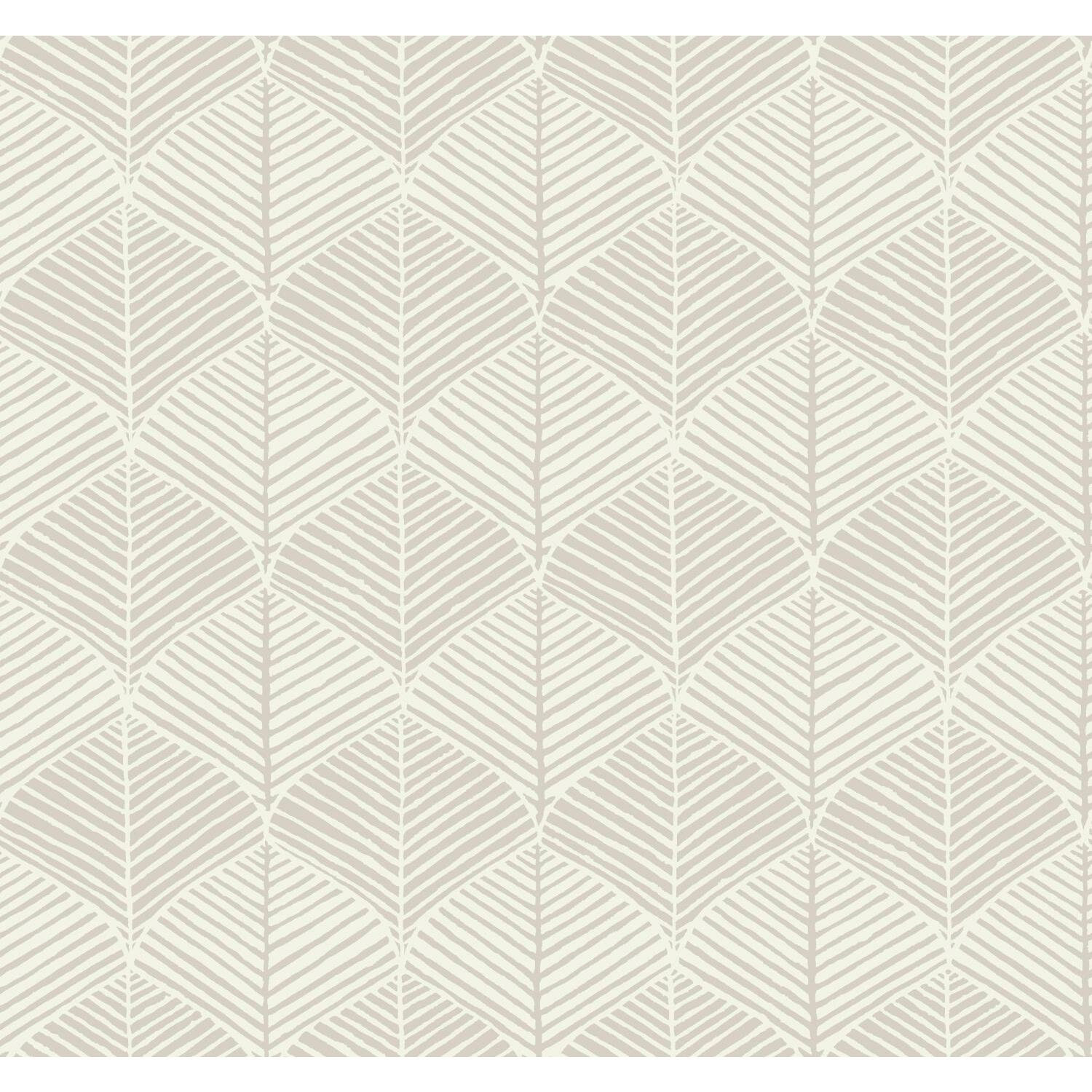 Biella Modern Floral Wallpaper, Gray