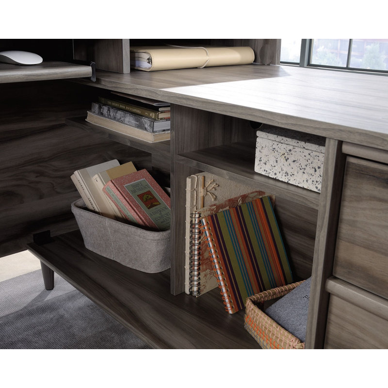 Bureau d'écriture rectangulaire l 59,055 po Jivon, Gris