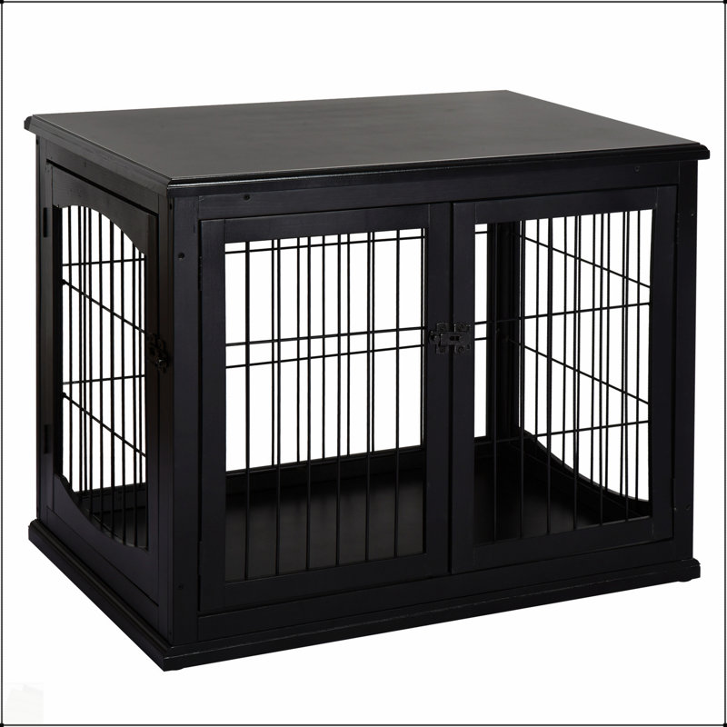 Meuble pour cage Pawhut, Noir