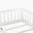  Bed with Fence ,Rubber Wood Floor Bed with Safety Guardrails-41991316-45026230