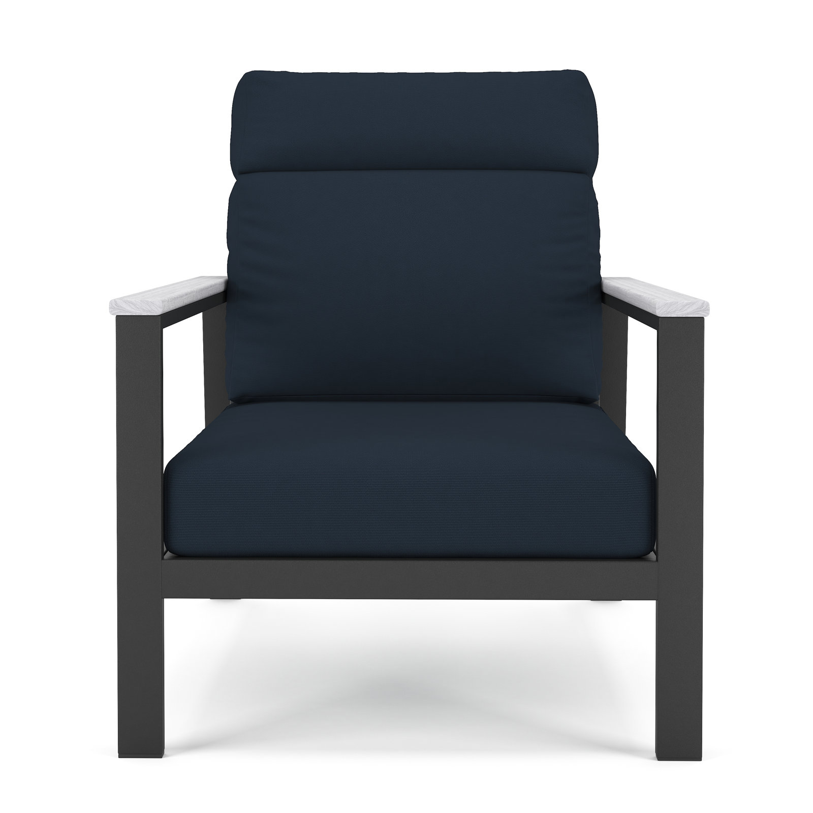 Townsend Sunbrella® Patio Lounge Chair, Canvas Navy, White, Yes