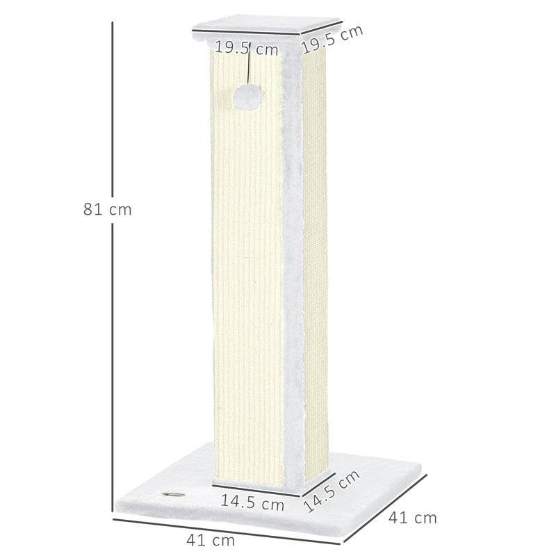 Scratching Post, White
