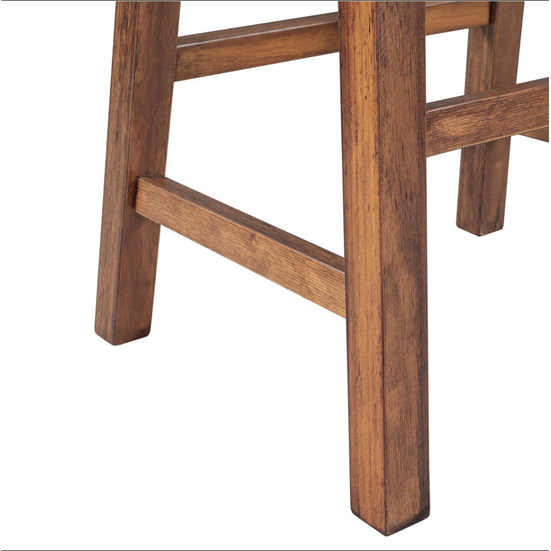 Tabourets de cuisine en bois à hauteur de comptoir pour salle de bain 2 pièces TopMAX