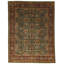 Oriental Hand-Knotted Wool Green/Burgundy/Orange Area Rug-50886822