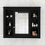 Armoire de rangement murale avec miroir, 6 tablettes ouvertes