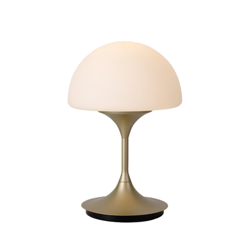 Lampe de table DEL Harikishan Pensee, Or champagne