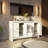 Lafarre 60 in W x 20 in D Double Bath Vanity and Gun Metal Faucet Set-104786646-113056873