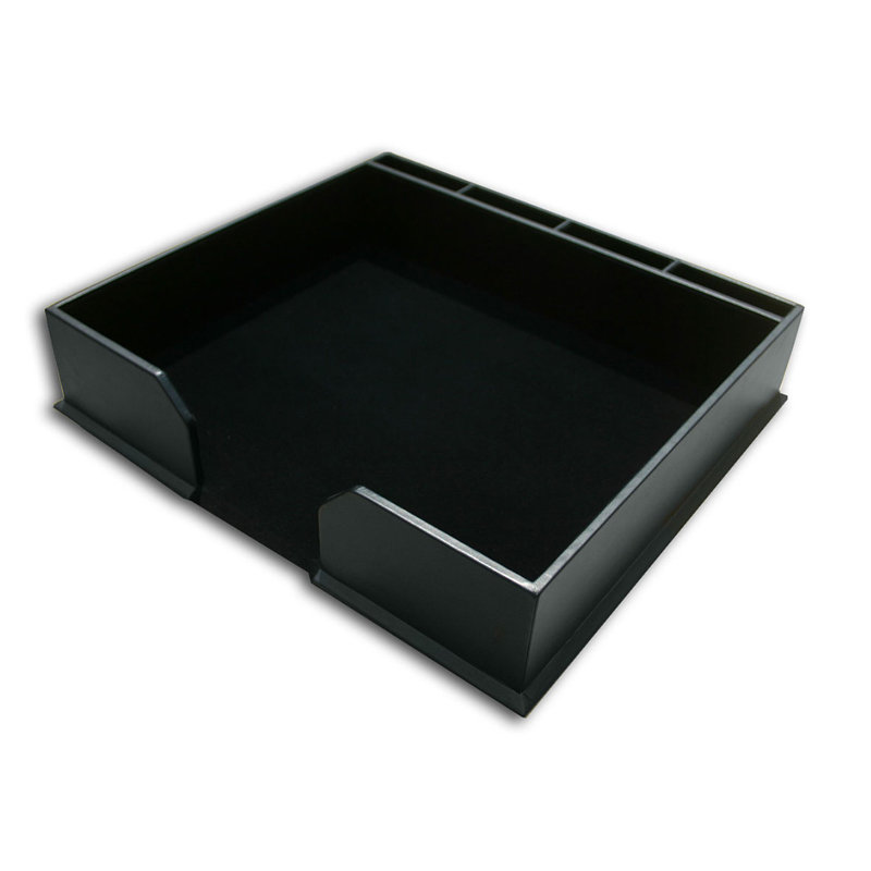 Bramfield Leather Stackable Paper Organizer