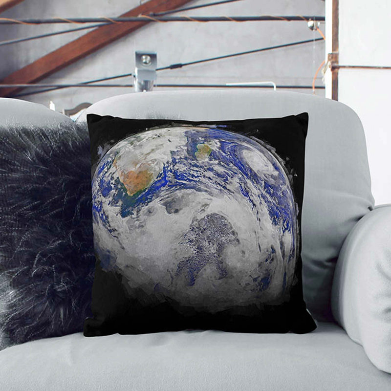 Square Throw Cushion, White, 40 x 40 cm