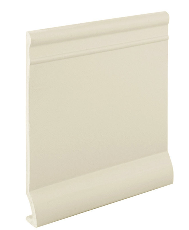 Rubber 4'' W x 720'' L Wall Base, Ivory