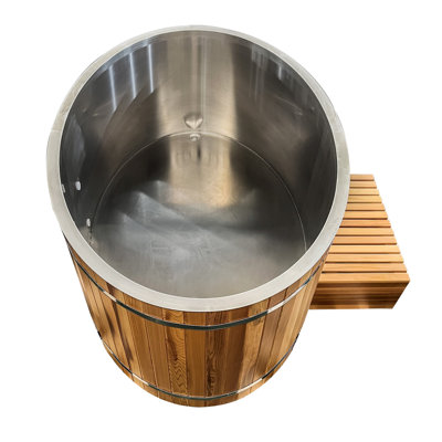 62 po Spa / bain à remous en fonte à 2 jets pour 2 personnes Profondeur et 169 gallons Capacité en finition naturelle
