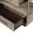 2-drawer Nightstand Bedside Table Washed Oak