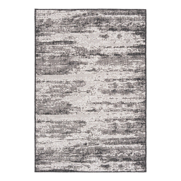 Noushin Charcoal Cartago Indoor/Outdoor Modern Rug
