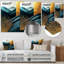 Décoration murale en métal Quiet Bold Mountain In Emerald Gold Harmony III - Mountains-699986006