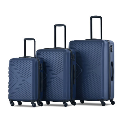Luggage sets 3 Piece,Suitcase Set with Spinner Wheels,TSA Lock,ABS Hard shell Luggage Sets,Lightweight Travel Suitcase Sets,20/24/28 inch