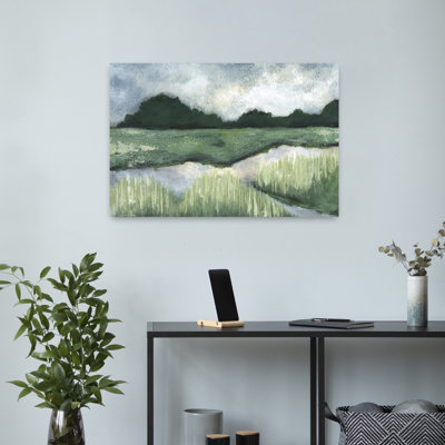 Solitude, paysage abstrait contemporain, art naturel