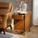 Quintavion 14"W Mid-Century Modern End Table With Storage And Built-In Outlets