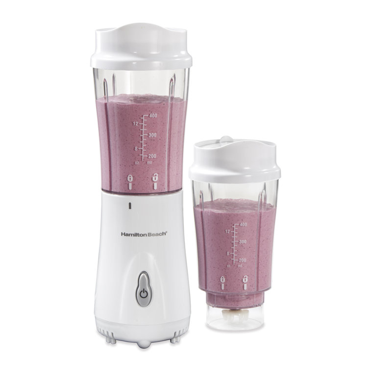 Hamilton Beach® Personal Blender with 2 Jars and Travel Lids White &  Reviews