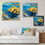 «Coastal Bay In Beautiful Ocean», reproduction d'art sur toile nautique et côtière-591813700-591813701