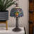 Ravishing Peacock Tiffany-Style Table Lamp