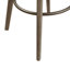Pivot, pieds en bois massif, repose-pieds à anneau en métal bronze, siège d'une hauteur de 30 po, tabouret de bar à assembler avec rotation à 360 degrés,-1716340502-1763793167