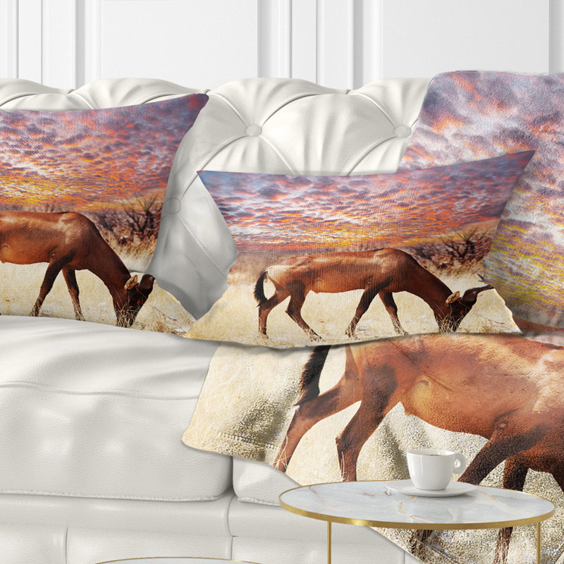 Coussin lombaire en antilopes africain