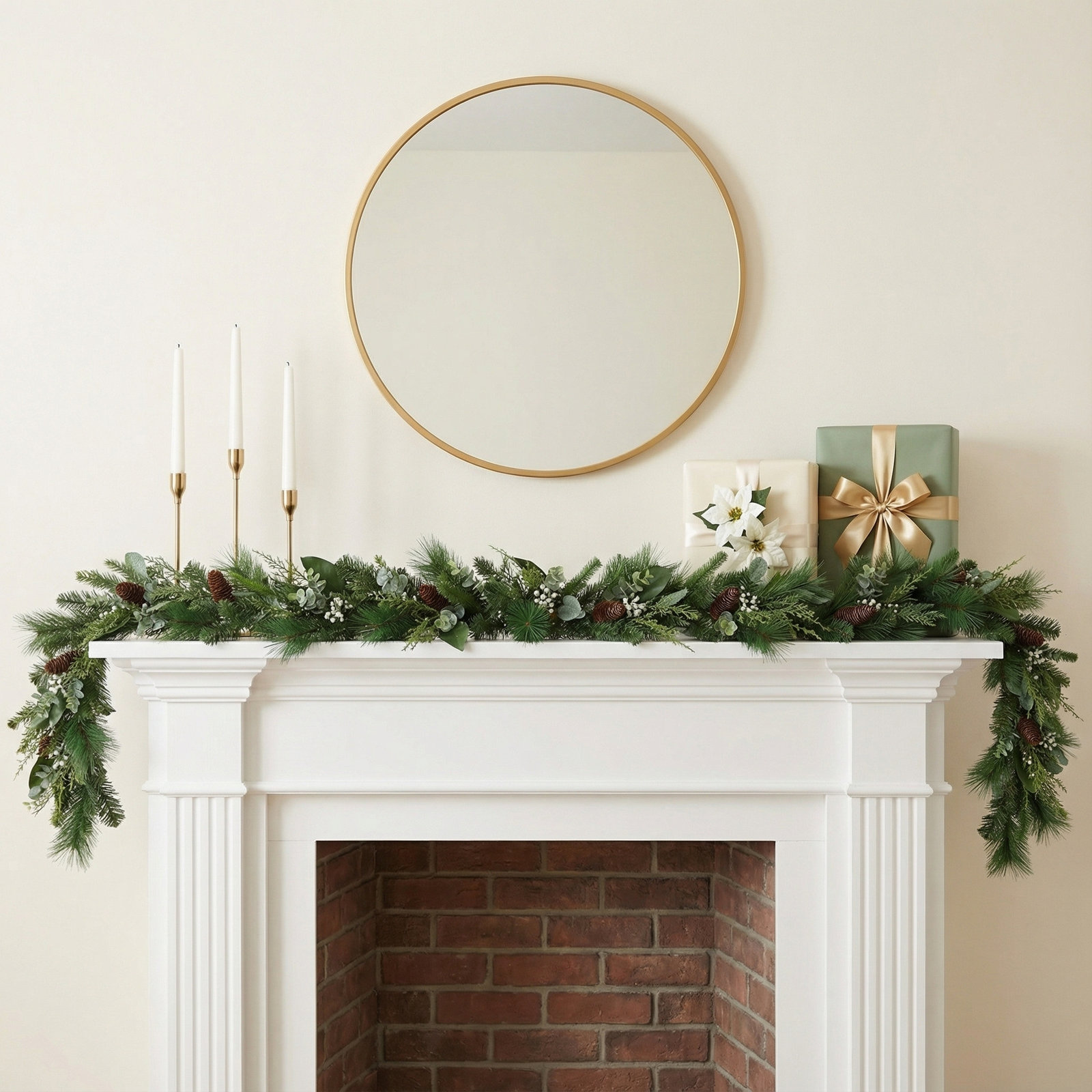 72'' in. Faux Pine Garland