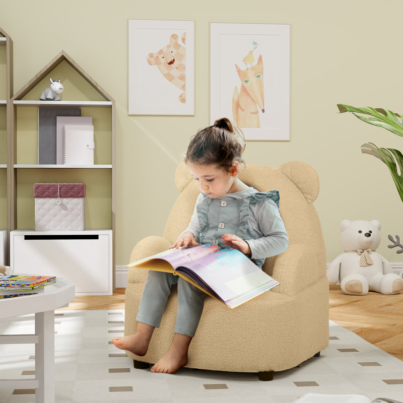 Lindy Children's Club Chair, Brown