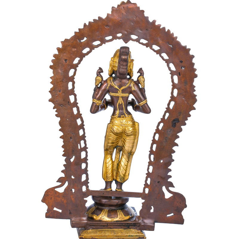 Figurine Deepalakshmi décorée Prabhawali
