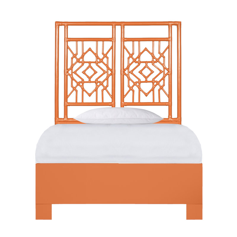 Lit standard bas Tulum, Orange citron, Simple extra long