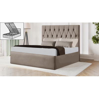 Upholstered Ottoman Storage Bed