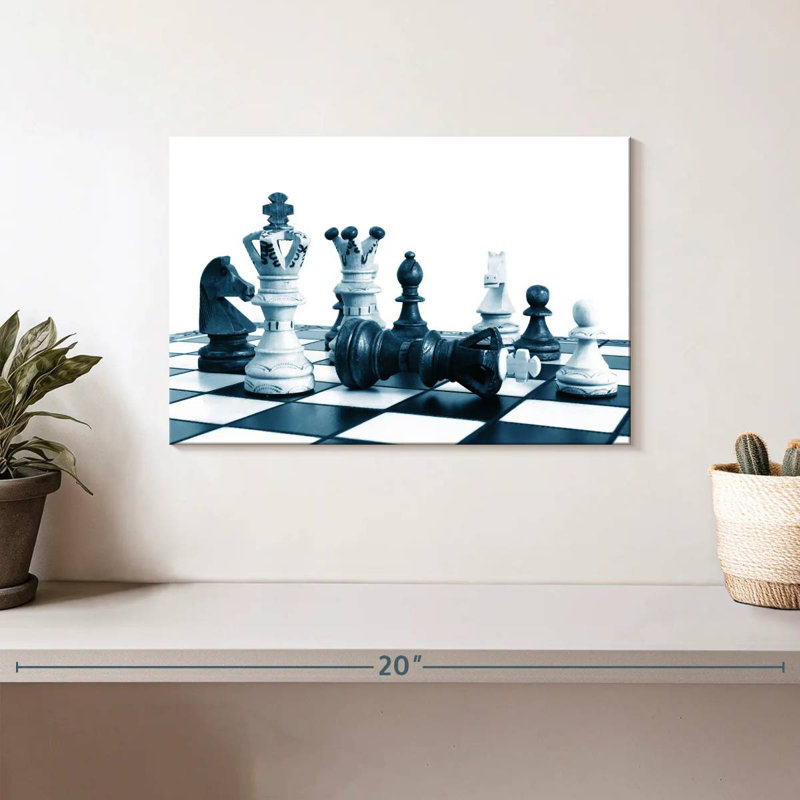 Senne Chess, 8" H x 12" W