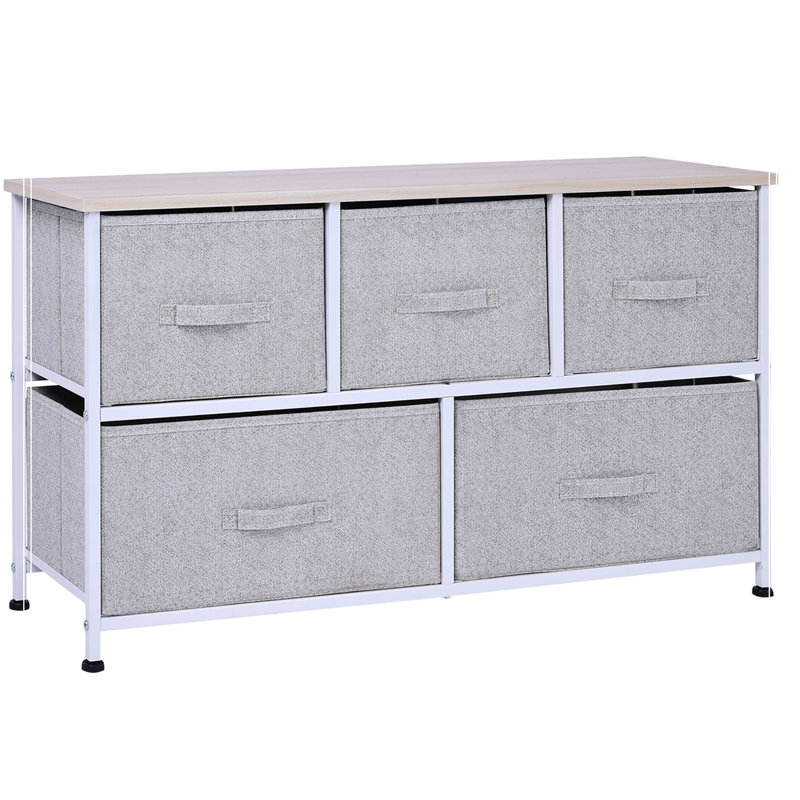 Myshia 5 Drawer Storage Drawer