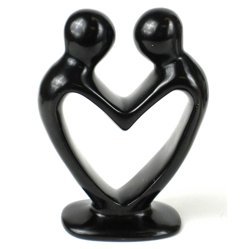 Reagle Abstract Figurines & Sculptures, Red, 4" H x 4" W x 3" D