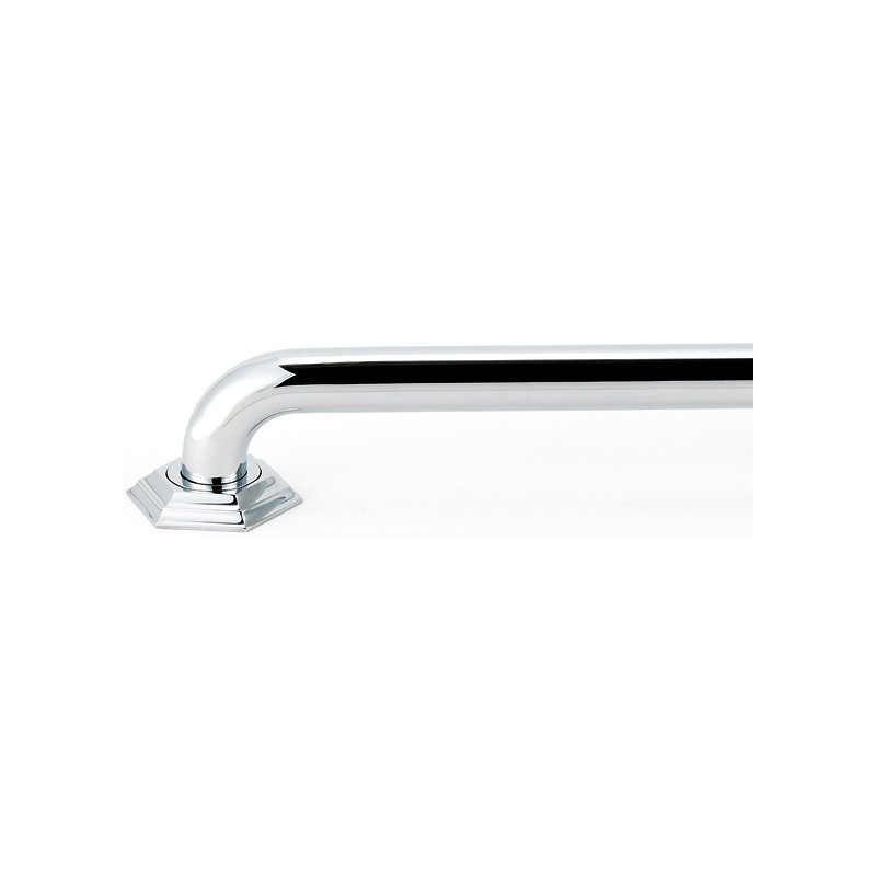 Nicole Grab Bar Bracket, Polished Nickel
