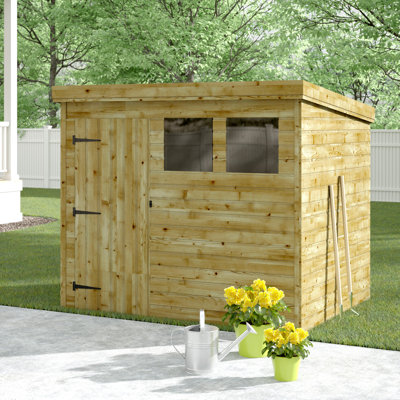 Shiplap Pent Wooden Shed