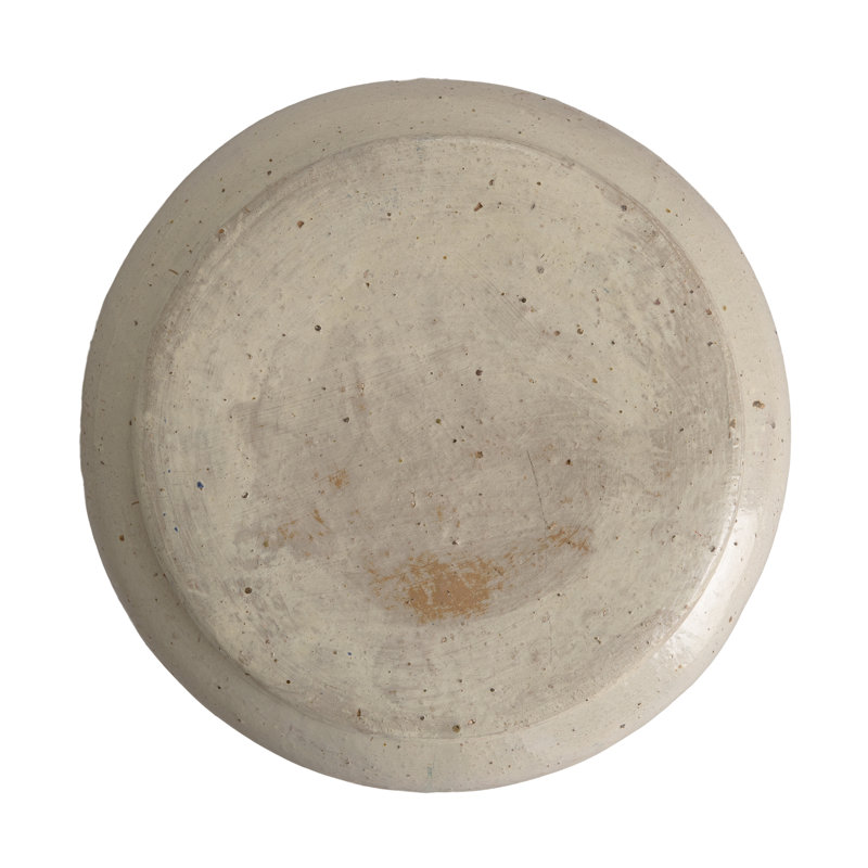 Ceramic Garden Stool, White