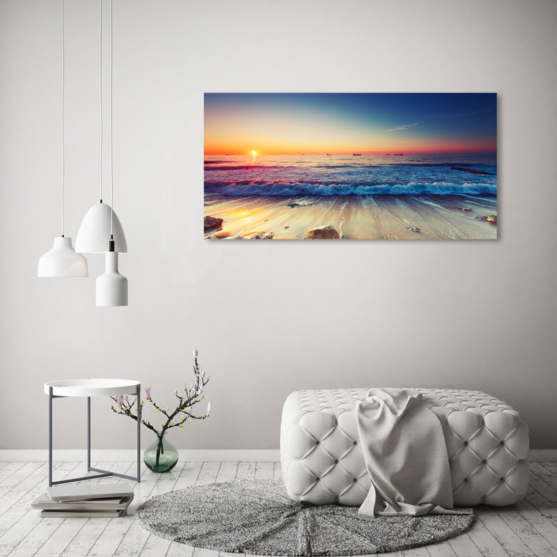 Sunrise To The Sea - Wrapped Canvas Print