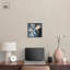 «Art Remedy», toile abstraite grise, naissance d'un ange-111131235-111131243