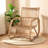 Frith Bohemian Style Natural Rattan Accent Chair, 28.66'' H X 23.68'' W X 29.52'' D