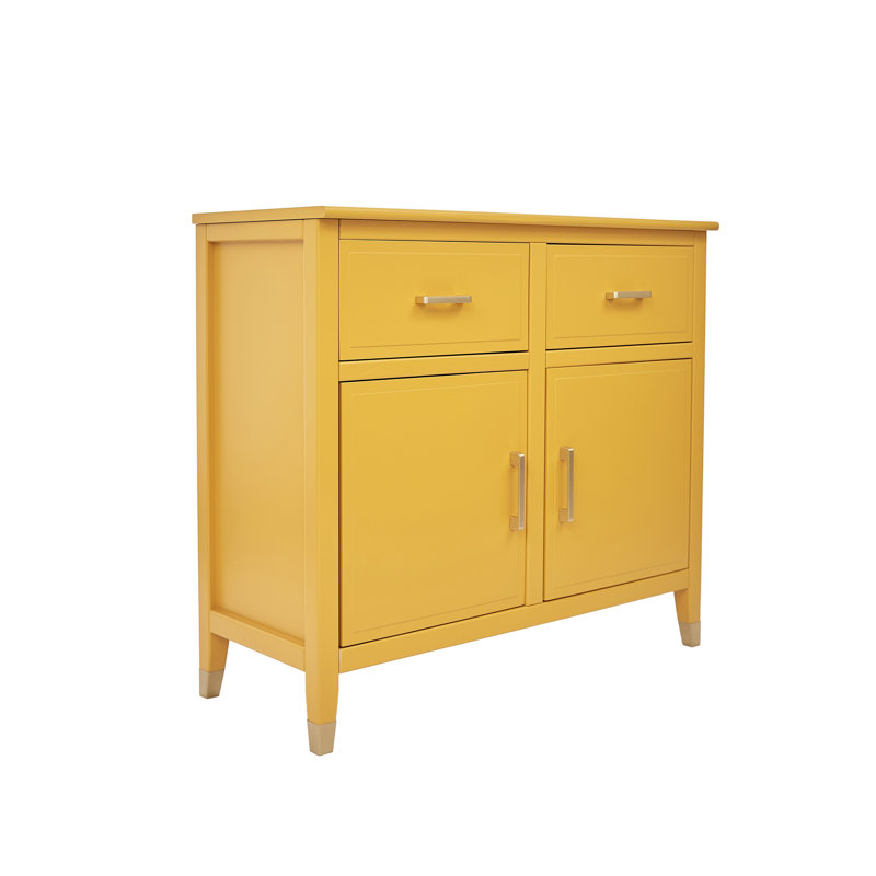 Aldena 95cm Sideboard, Mustard