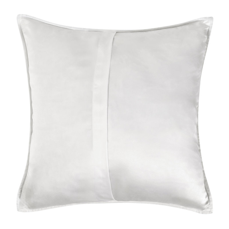 Winthrop Sateen Sham, White, Euro