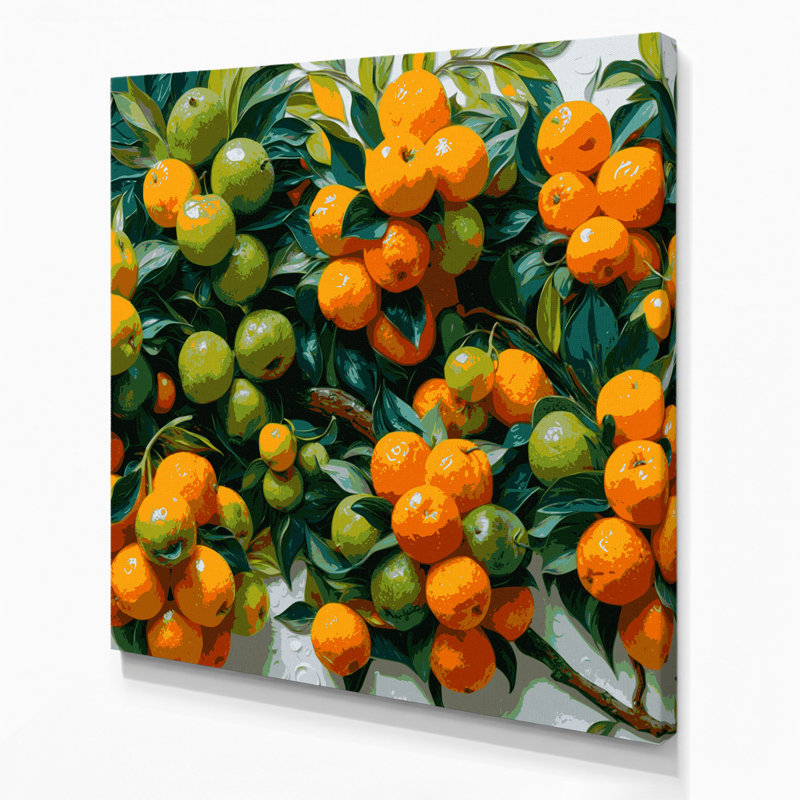 «Fruit Imbe», art mural sur toile, 8" H x 8" W