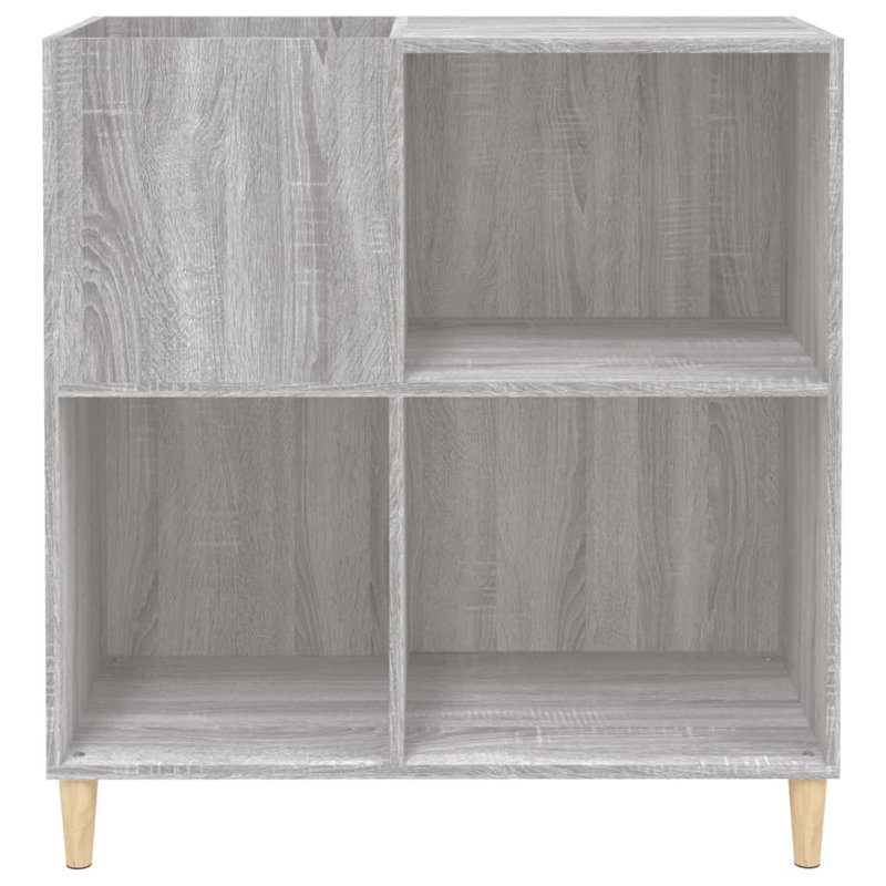 Lourens 84.5 cm W Solid Wood Sideboard, Grey Sonoma