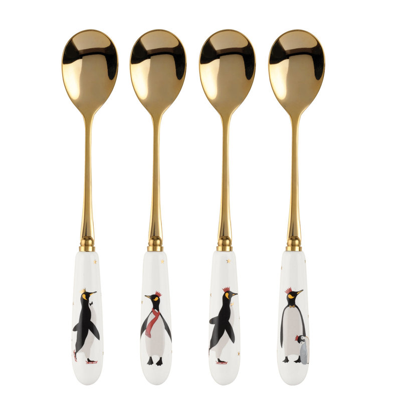 Christmas Penguin Stainless Steel Teaspoon