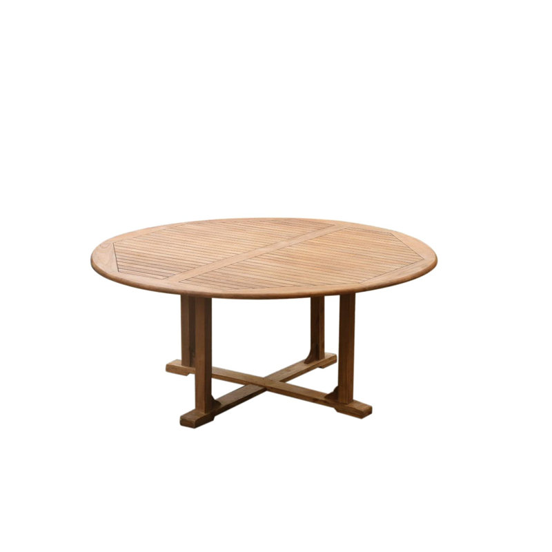 Ensemble repas 5 pièces teck luxueux Perine, 6