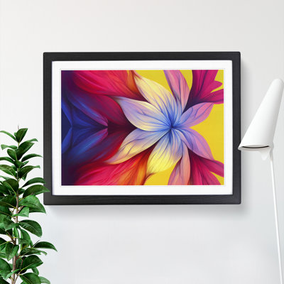 Adventurous Modern Flower - Single Picture Frame Painting