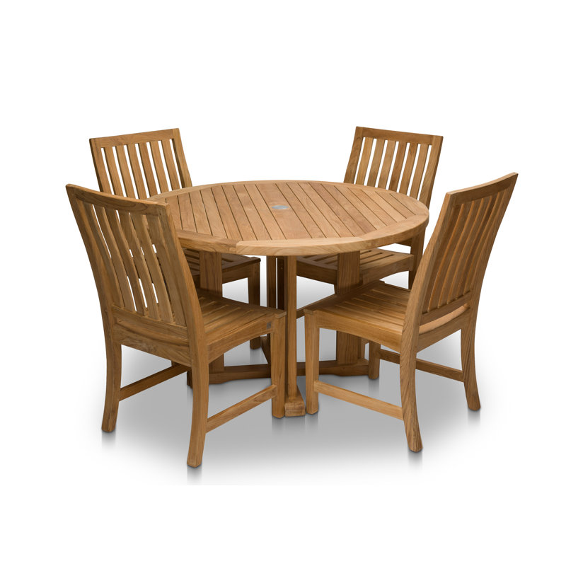 Table de salle à manger en bois massif Knightly Essential
