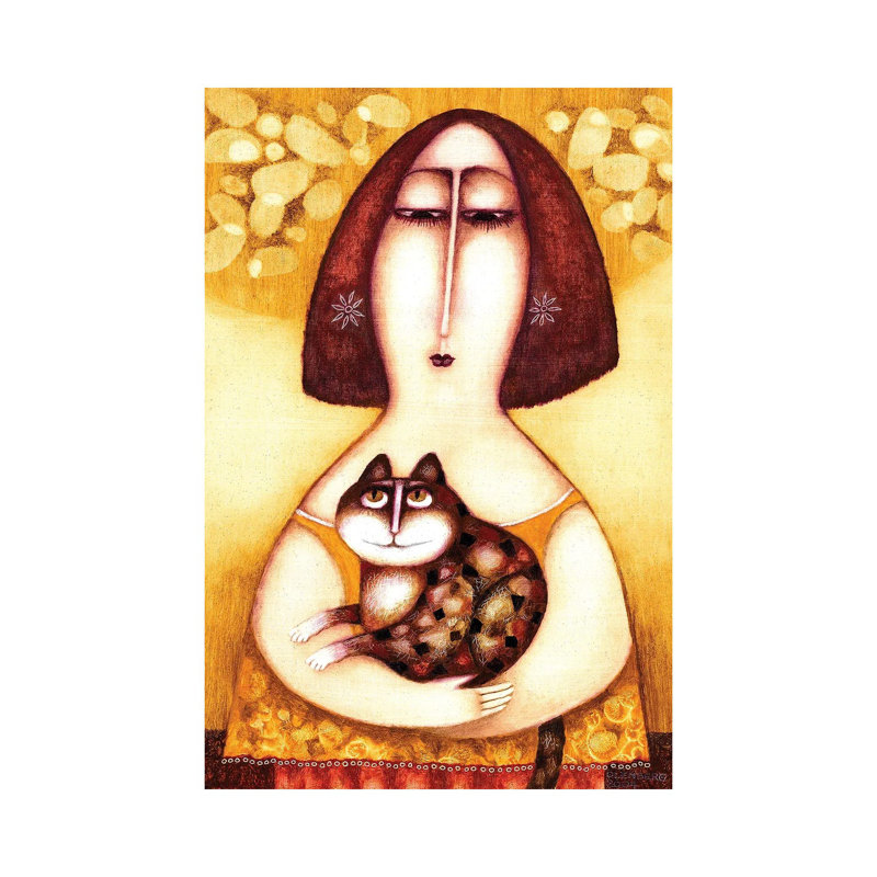 Agata 1 Piece Wrapped Canvas Painting, 101.6 cm H x 66.04 cm W x 1.91 cm D