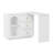 Yokota Extendable Makeup Vanity Table with 3 Drawers and Acrylic Door-2005799471